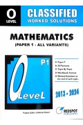 GCE O Level Classified Mathematics Paper 1
